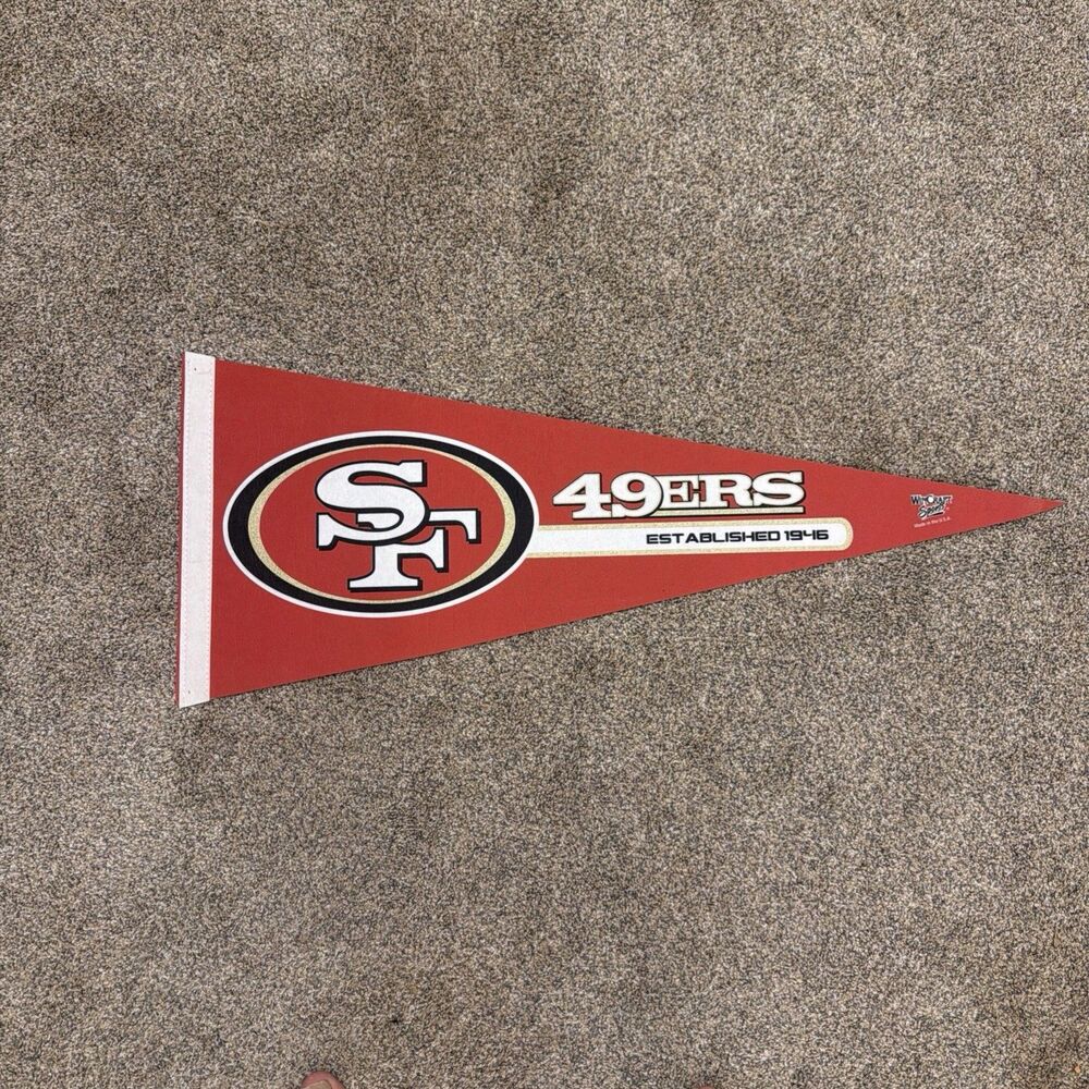 NFL San Francisco 49ers Felt Pennant Banner Wincraft Sports